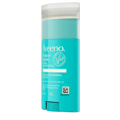 Aveeno Protect + Soothe Mineral Sunscreen Stick SPF 50+ - Sensitive Skin, Quick Drying and Water-Resistant, Sun Protection - Pure Oats & Zinc Oxide, Paraben Free, Broad Spectrum UVA/UVB - 42 Gram