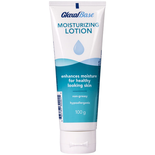 Glaxal Base Daily Moisturizing Lotion, Dry Skin and Sensitive Skin, Hypoallergenic & Paraben-Free, Made in Canada, 100 g