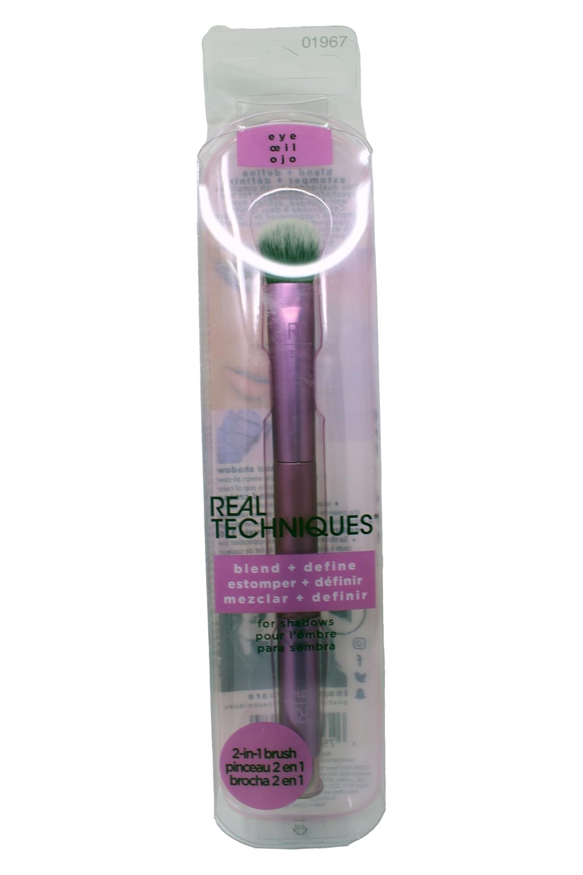 Real Techniques Dual End Blend + Define Brush, 1 Count