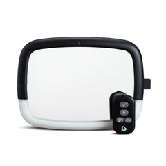 Munchkin Brica Night Light Pivot Baby in-Sight Adjustable Car Mirror, Crash Tested and Shatter Resistant, Black