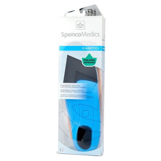 Spenco Medics Diabetic Plus Insole, Men's, 12-13