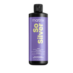 Matrix Hair Mask, So Silver Conditioning Toning Mask, Neutralizes Yellow Tones, Neutralizes Brassy Tones, Tones Blonde and Silver Hair, For Blonde Hair/ Silver Hair/ For Grey Hair, Packaging May Vary