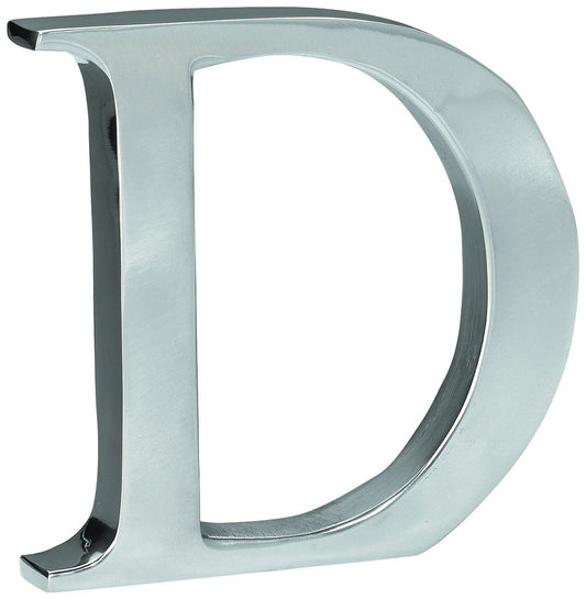 KINDWER Aluminum Letter, 6-Inch, Monogrammed Letter D