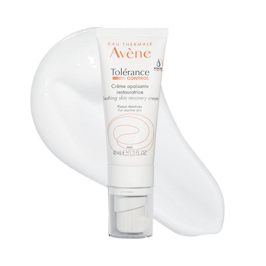 Eau Thermale Avene Tolerance Control Soothing Skin Recovery Cream, for hypersensitive, normal to combination skin, tube with sterile pump, replacing Skin RECOVERY, 40 ml