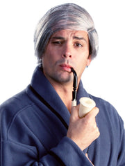 Enigma Wigs Men's Comb Over, Mixed Grey, One Size