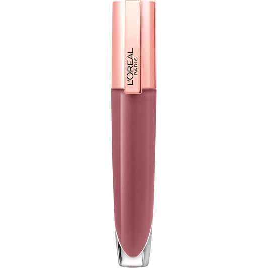 L’Oréal Paris Glow Paradise Balm-in-Gloss, Lip Balm, Non-Sticky Liquid Lip Balm with Pomegranate Extract & Hyaluronic Acid for Sensitive Lips, Dermatologist Tested, Rose Harmony, 0.23 fl. oz.