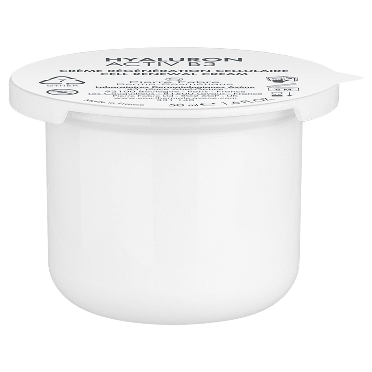 Eau Thermale Avène Hyaluron Activ B3 Renewal firming day cream Refill, for Aging Skin and wrinkles, Hyaluronic Acid and Niacinamide, 50ml