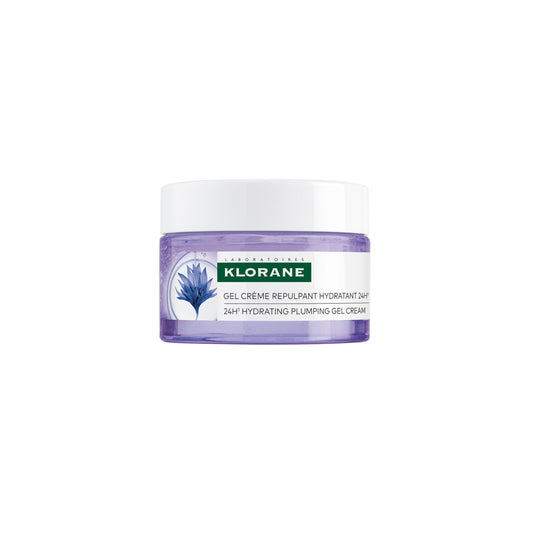 Klorane - Cornflower Water Cream with Organic Cornflower & Plant-Based Hyaluronic Acid - All Skin Types, Face And Eyes - 50ml