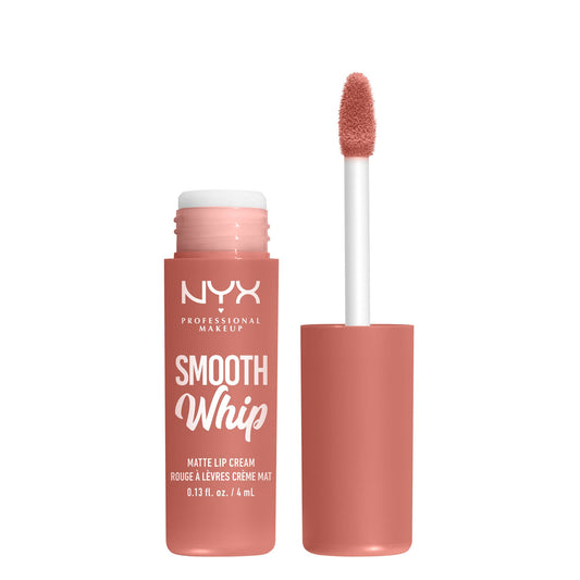 NYX PROFESSIONAL MAKEUP, Smooth Whip, Matte Lip Cream, Shea + cocoa butter, Vegan Formula - 22 CHEEKS (Nude)