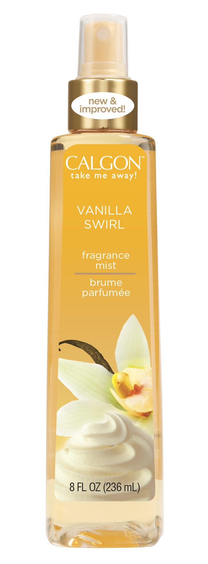 Calgon Fragrance Body Mist, Vanilla Swirl, 263 ml