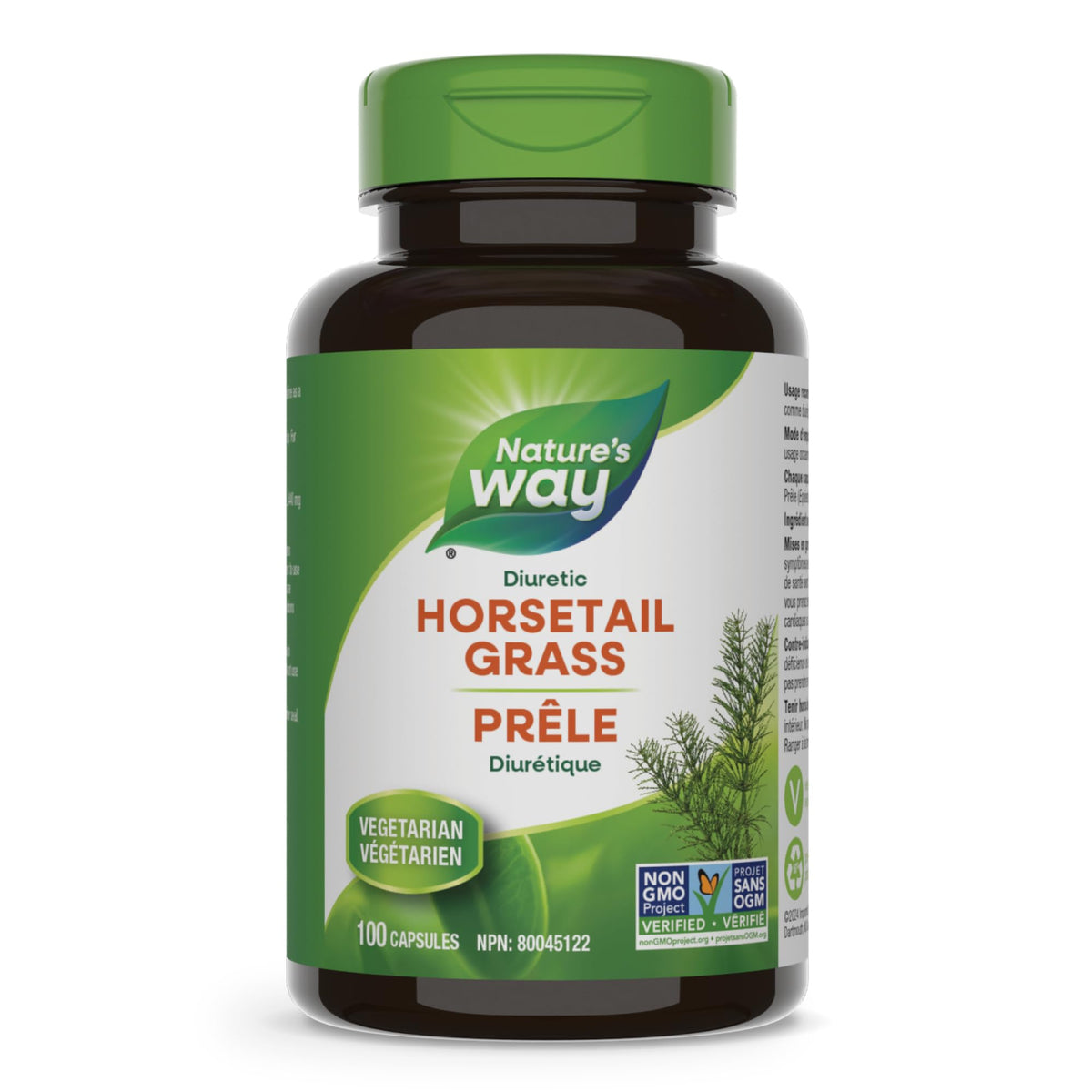 Nature's Way Horsetail Grass Supplement – Used in Herbal Medicine as Diuretic - Non-GMO 440mg Herbal Capsules – Natural Supplement for Occasional Use – 100 Vegetarian Capsules