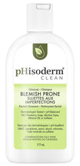 pHisoderm CLEAN Blemish-Prone Facial Cleanser with Salicylic Acid and Hyaluronic Acid, Paraben-Free, Soap-Free, Mineral Oil Free 177 ml (Pack of 1)
