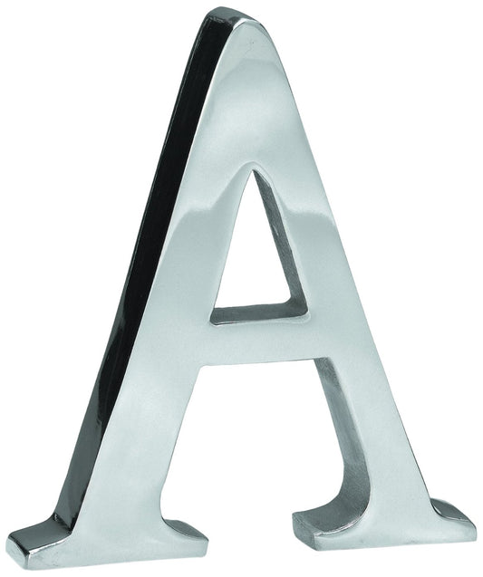 KINDWER Aluminum Letter, 6-Inch, Monogrammed Letter A
