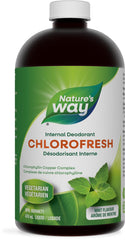 Nature's Way Chlorofresh Mint – 70.5 mg Chlorophyllin Complex Per 15ml – Internal Deodorant & Antioxidant – Vegetarian Herbal Supplement – No Artificial Colours or Flavours – 474ml