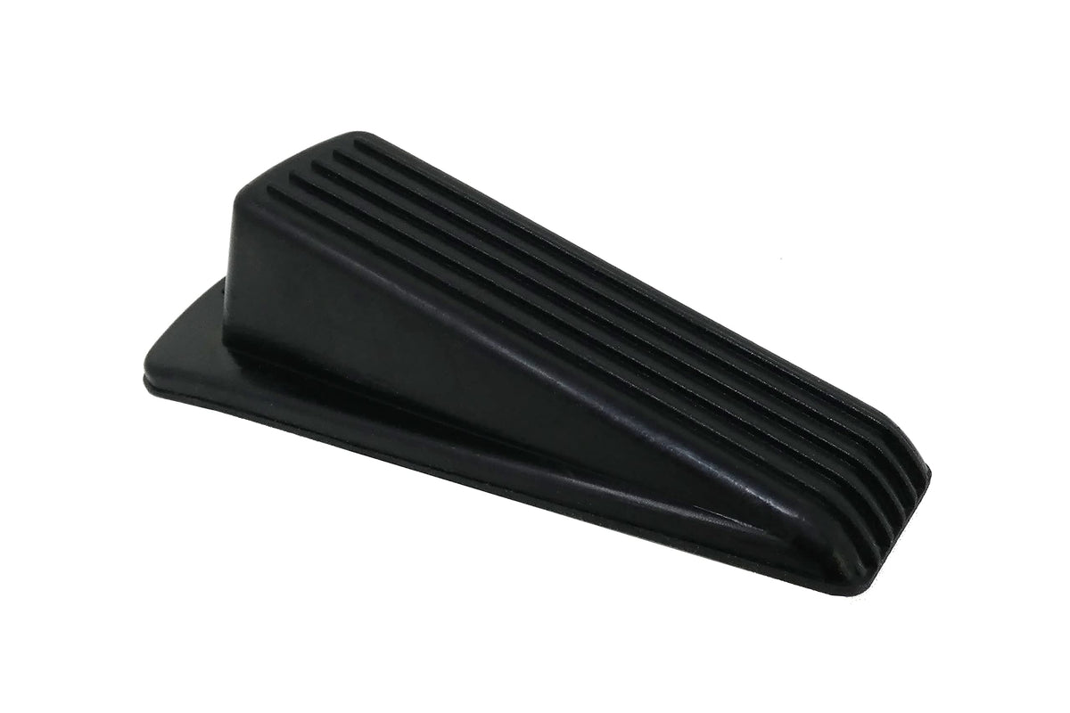 Shepherd Hardware 8934E 8934 Heavy Duty Rubber, Black, 2 Pack Door Wedge, 2-Pack