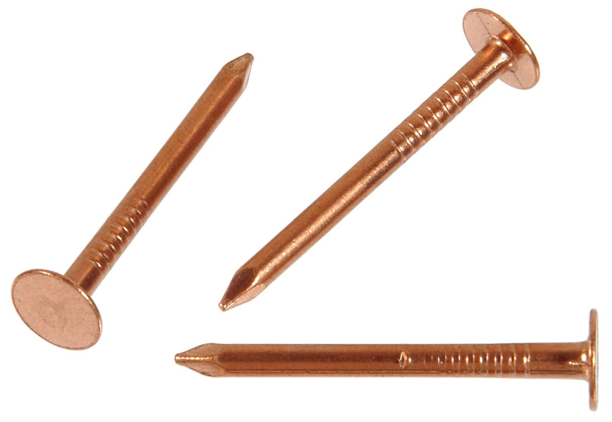 Anchor Wire Hillman 42080 1-1/4X11 Copper Nail, Bronze