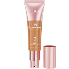 L'Oréal Paris Lumi Le Glow Tint, Glowy Skin Tint Foundation, Lightweight Buildable Coverage, Water-Based Formula, Medium Warm 220, 25 ml