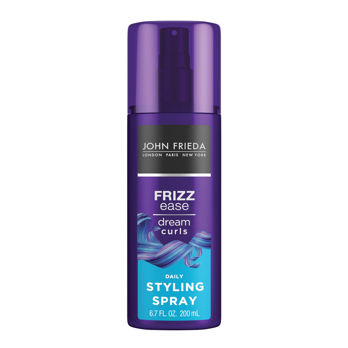 John Frieda Frizz Ease Dream Curls Daily Styling Spray | Curl Enhancing Technology | Rosehip Oil | Elasticity and Bounce | Heat and Humidity Protection | for Wavy and Curly Hair (200mL)