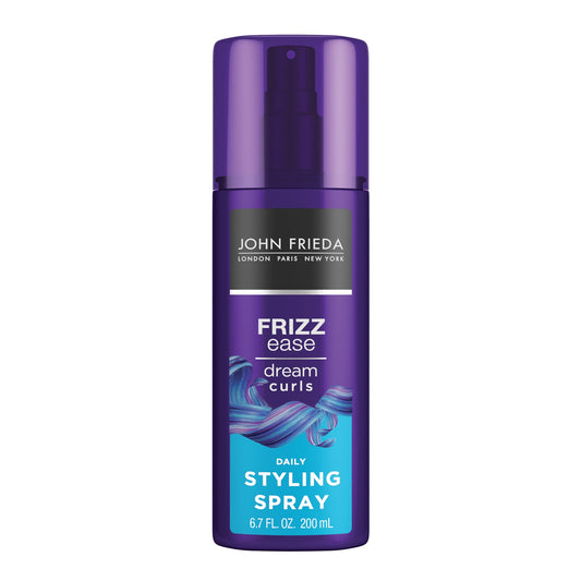 John Frieda Frizz Ease Dream Curls Daily Styling Spray | Curl Enhancing Technology | Rosehip Oil | Elasticity and Bounce | Heat and Humidity Protection | for Wavy and Curly Hair (200mL)