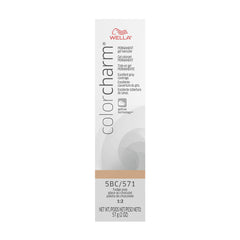 COLORCHARM Permanent Gel| Hair Color for Gray Coverage| 5bc Fudge Pop| 2 Fl oz.
