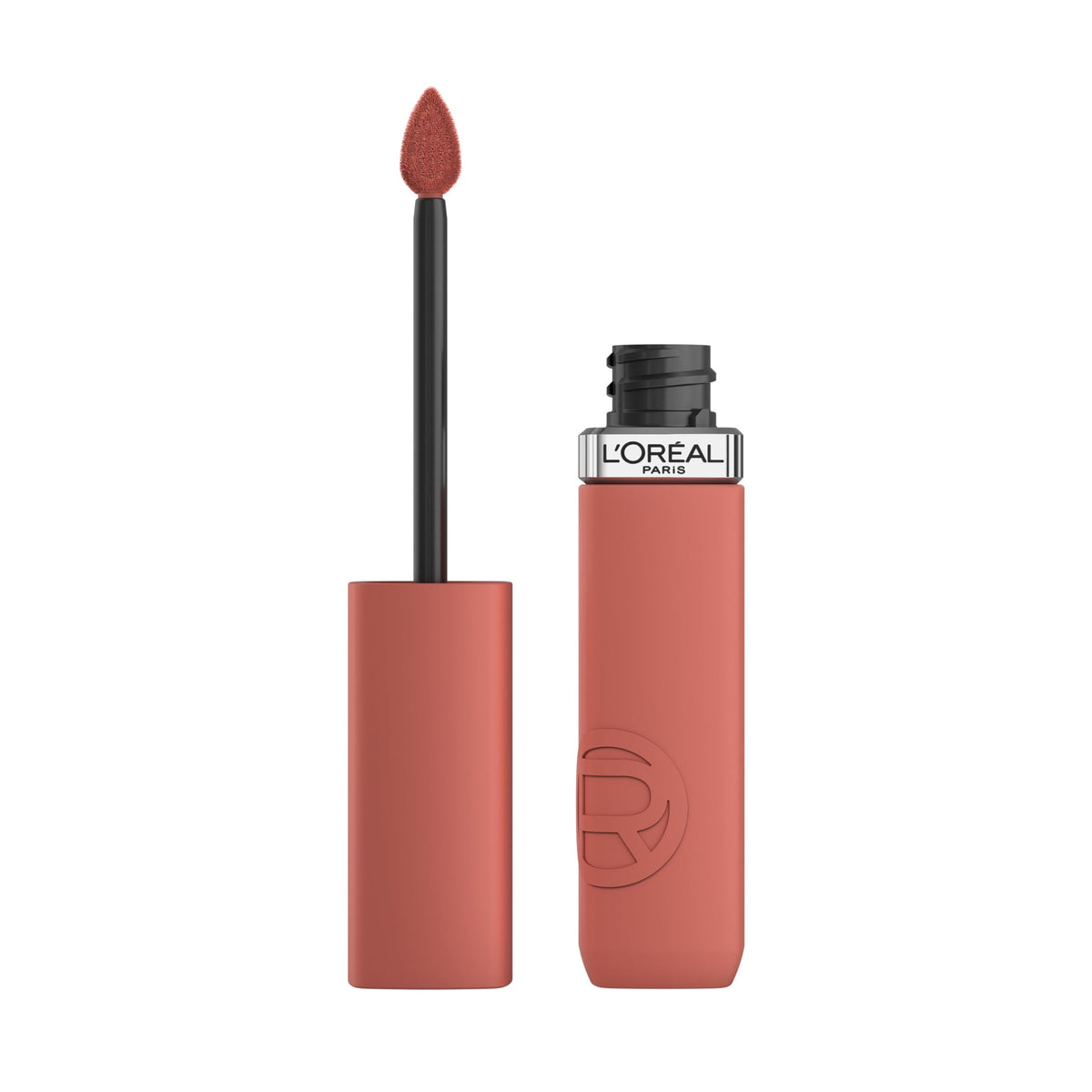 L'Oréal Paris Liquid Lipstick, Intense Colour, Longwear Matte Formula with Hyaluronic Acid, Transfer- and Smudge-Resistant, 5ml, Shade: Rose Heat 630