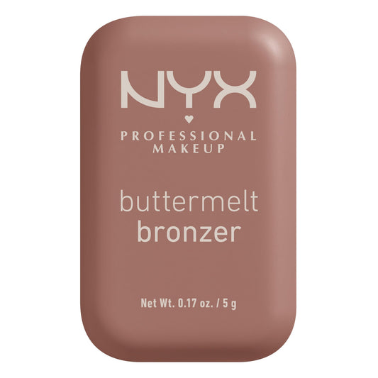 NYX PROFESSIONAL MAKEUP Buttermelt Bronzer, Powder Bronzer, 12 HR Wear, Fade Resistant & Transfer Resistant, Infused with Shea Butter - ALL BUTTA'D UP