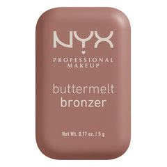 NYX PROFESSIONAL MAKEUP Buttermelt Bronzer, Powder Bronzer, 12 HR Wear, Fade Resistant & Transfer Resistant, Infused with Shea Butter - ALL BUTTA'D UP