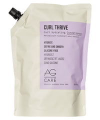 AG Care Curl Thrive Protein Conditioner for Curly Hair - Ultra-Hydrating Moisture Conditioner for Defined, Healthy Curls, 33.8 Fl Oz (1 Liter Refill)