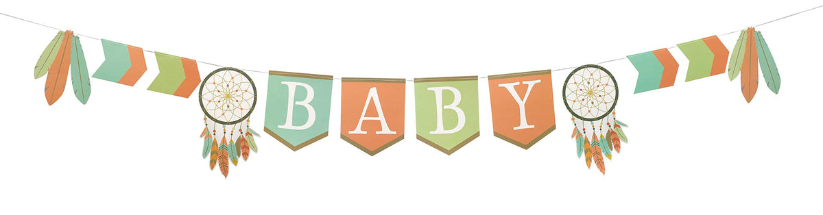Lillian Rose 24BS270 BU Tribal Baby Shower Bunting