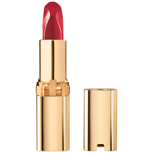 L’Oréal Paris Colour Riche Reds of Worth, Red Lipstick, Long Lasting Lipstick with Smudge Proof Formula Infused with Argan Oil & Vitamin E, Satin Finish, Respected Red, 0.13 oz.