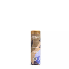 ATTITUDE Lip Balm, Made in Canada, Natural Origin, Nourishes & Protects, Shea Butter, Coconut & Castor Oils, EWG Verified, For Dry Lips, Men and Women, Vegan, Coconut, 8.5 g
