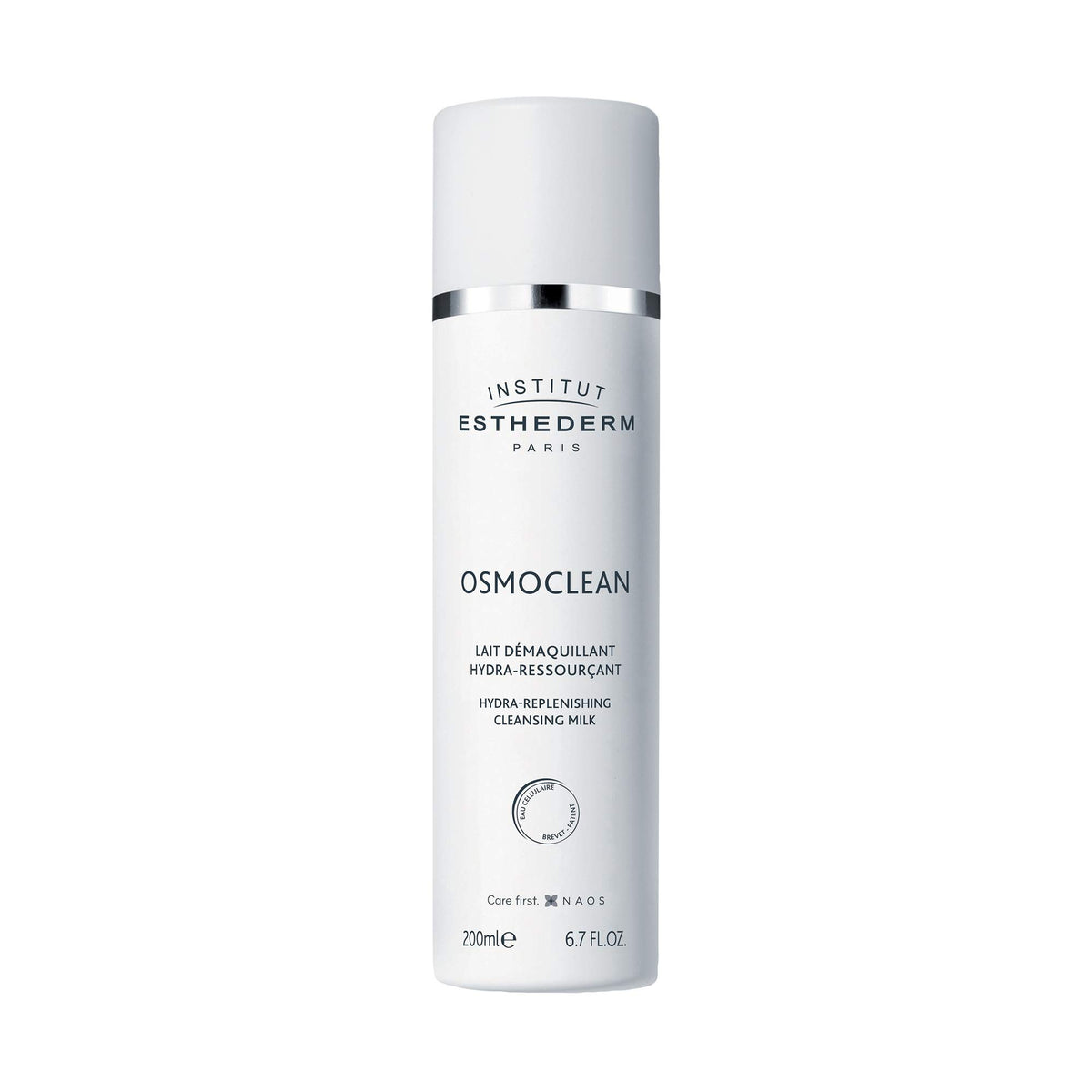 Institut Esthederm - Osmoclean Cleansing Milk Hydra-Replenishing - Highly comfortable make-up removing milk, All Skin Types, 200 mL.