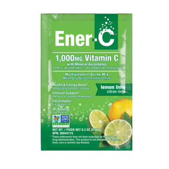 Ener-C 1,000 mg Vitamin C Effervescent Drink Mix (Lemon Lime)