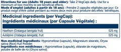 Solaray Hawthorn Berry, 1050mg | Cardiovascular Function & Healthy Circulation Support Crataegus Oxyacantha, Whole Berry Diet Supplement Non-GMO, 180 VegCaps (525mg Per Capsule), Natural Color