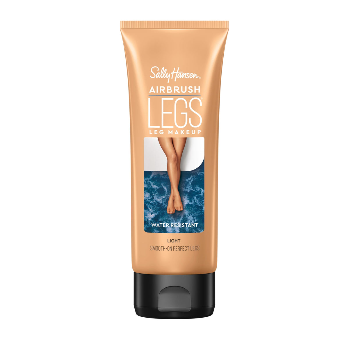 Sally Hansen Airbrush Legs, lightweight leg makeup, enriched with Palmaria Extract, enhances coverage of freckles, veins and imperfections