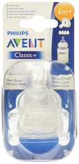 Philips ID SCF424/27 Philips Avent Anti-Colic Nipple, Fast Flow 6m+, 2 pack