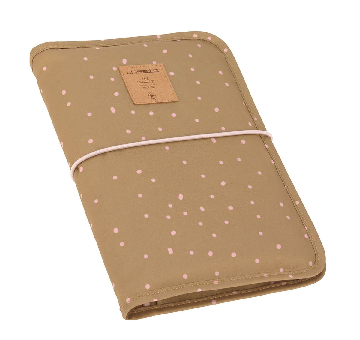 Lassig Casual Changing Pouch Dots Cury, Mustard, One Size, 140 gram