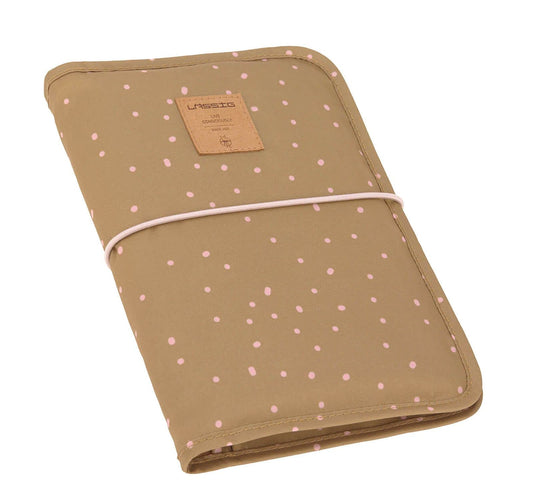 Lassig Casual Changing Pouch Dots Cury, Mustard, One Size, 140 gram