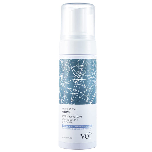 Voir Haircare Secrets in the Snow Soft Styling Foam, 5.4 Fl Oz