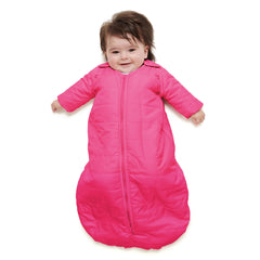 baby deedee Sleep Nest Travel Quilted Baby Sleeping Bag Sack with Sleeves, Hot Pink, Medium (6-18 Month), T289