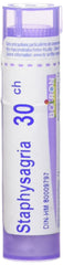 Boiron Staphysagria 30ch,Homeopathic medicine. Each tube contains 4 g (approximately 80 pellets)