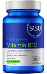 SISU B12 1000 mcg cyanocobalamin 60 VC