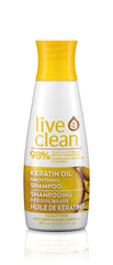 Live Clean Keratin Oil Smoothing Shampoo, 350 mL