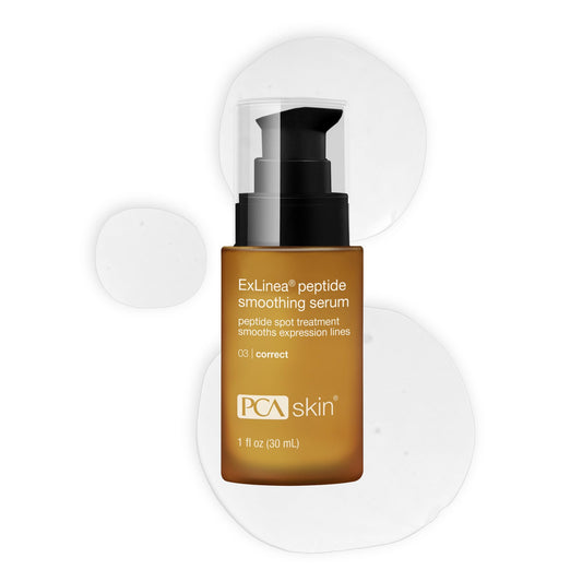 PCA Skin ExLinea Peptide Smoothing Serum, Targeted Neuropeptide Spot Treatment to Firm Aging Skin, 1 fluid ounce