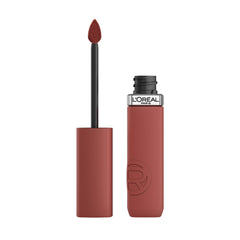 L'Oréal Paris Infallible Matte Resistance Liquid Lipstick, Powdery Matte Lipstick, Lipstick for Women, Infused with Hyaluronic Acid, 150 Lazy Sunday, 5 mL, Pack of 1