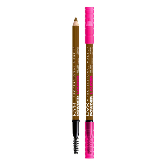 NYX Professional Makeup Powder Louder, Brow Pencil, 12HR Wear, Buildable Thickening Micro-Fibers, Soft Matte Pigments, Natural Brow Look, Vegan Formula, Shade: Blonde