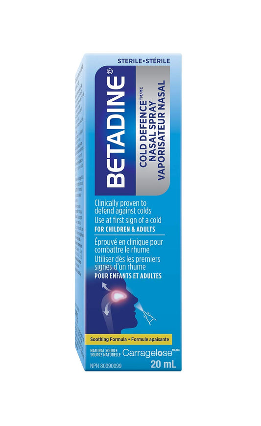 Betadine Cold Defence Nasal Spray 20 milliliter