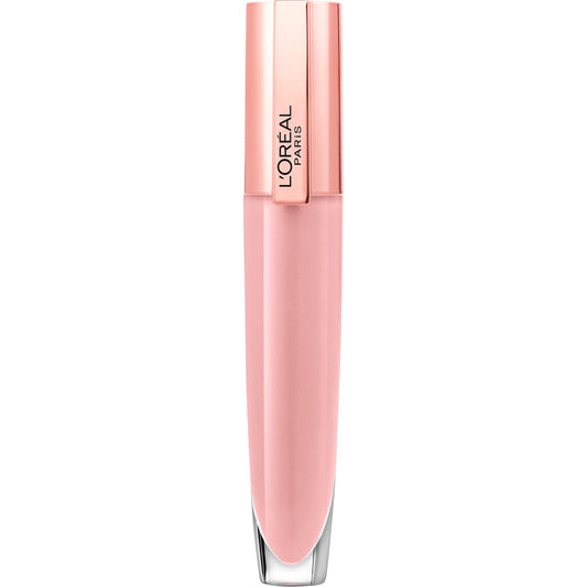 L’Oréal Paris Glow Paradise Balm-in-Gloss, Lip Balm, Non-Sticky Liquid Lip Balm with Pomegranate Extract & Hyaluronic Acid for Sensitive Lips, Dermatologist Tested, Pristine Pink, 0.23 fl. oz.
