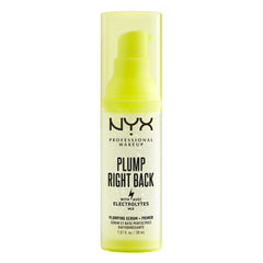 NYX Professional Makeup, Plump right back, Primer serum, Hydration, Vegan Formula - 01 Clear, 30mL