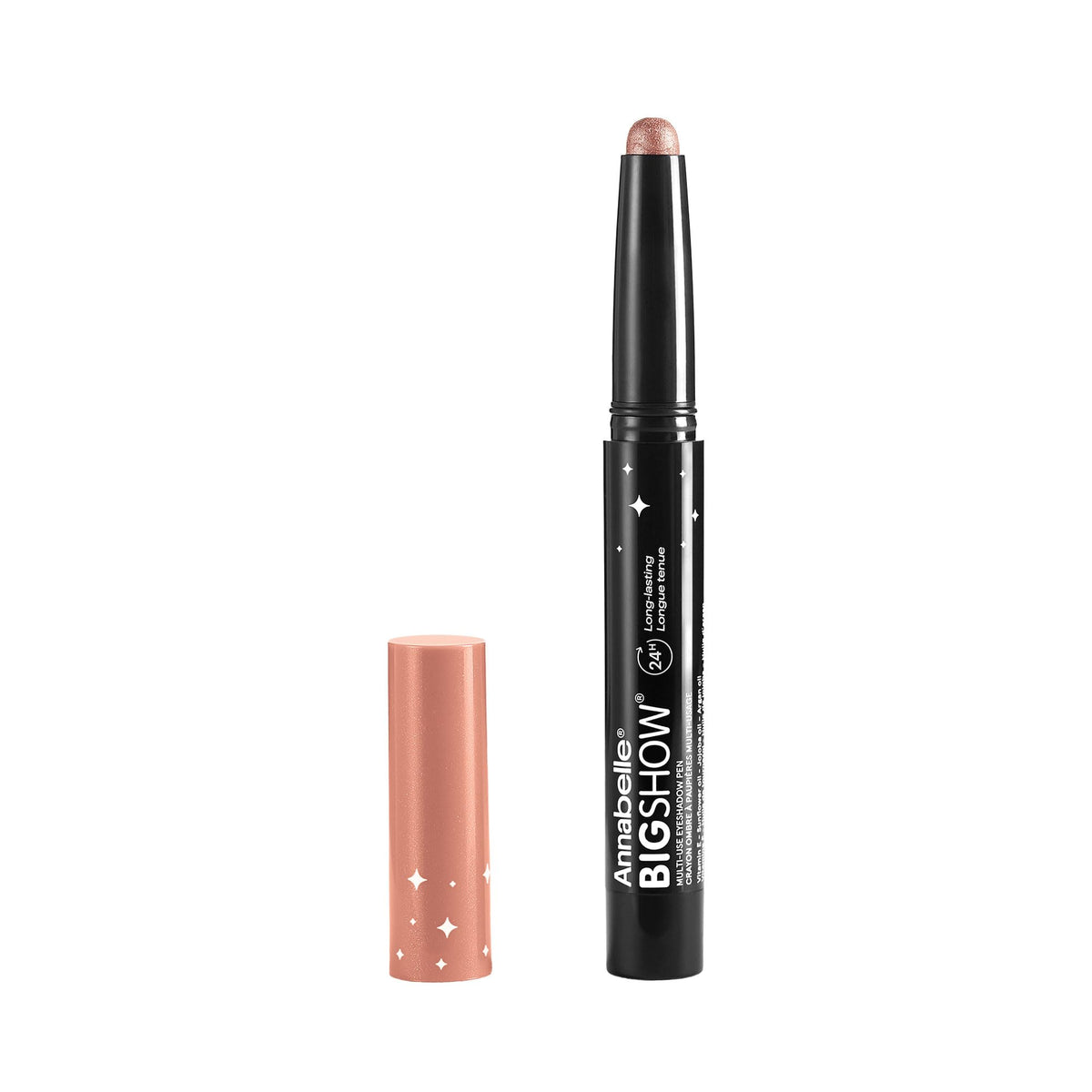 Annabelle Bigshow Multi-Use Eyeshadow Pen, 04 Schnapps, Highly Pigmented, Long-Lasting, Waterproof, Transfer-Proof, Smudge-Proof, Paraben-Free, Fragrance-Free, Vegan, Cruelty-Free, 1.3 g